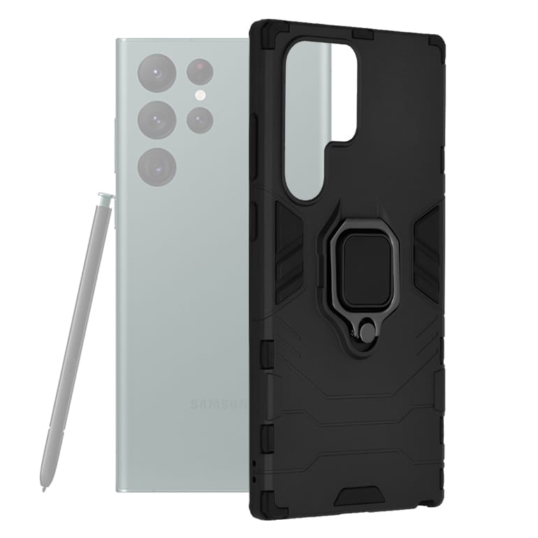 Samsung Galaxy S23 Ultra Silikonskyddsskal - Svart