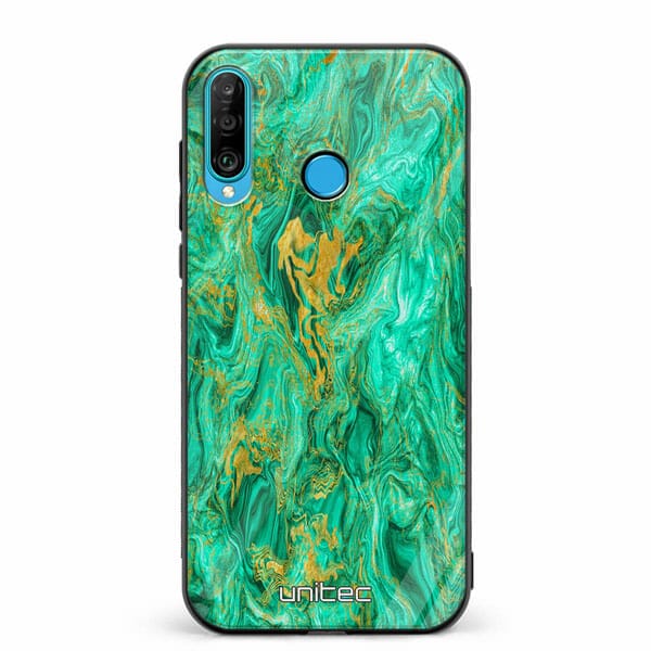 Huawei P30 Lite unitec suojakuori Aqua Mint