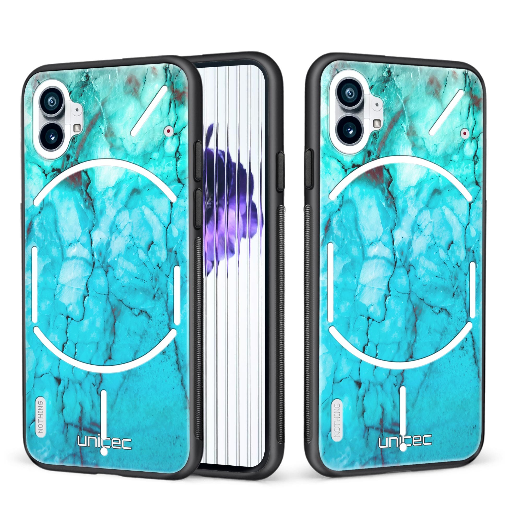 Nothing Phone 1 Unitec Suojakuori, Icy Marble