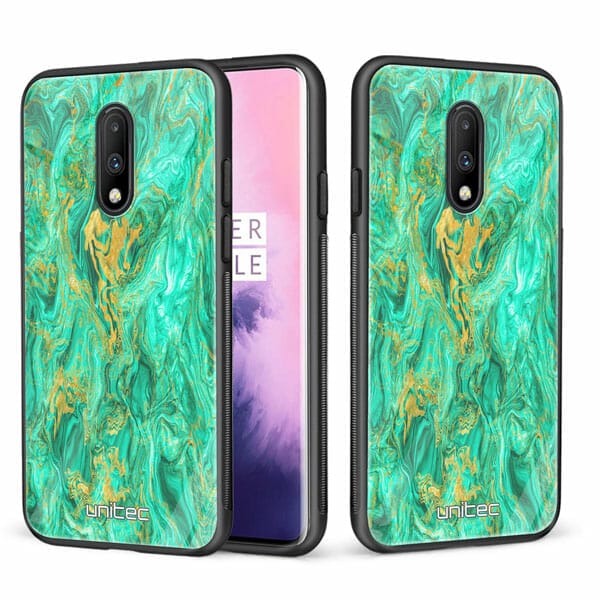 OnePlus 7 unitec suojakuori 2 Aqua Mint