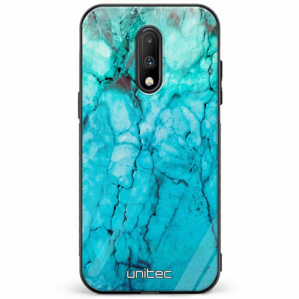 OnePlus 7 unitec suojakuori Icy Marble