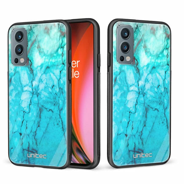 OnePlus Nord 2 5G unitec suojakuori 2 Icy Marble