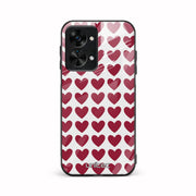 OnePlus Nord 2T 5G Unitec suojakuori, Red hearts