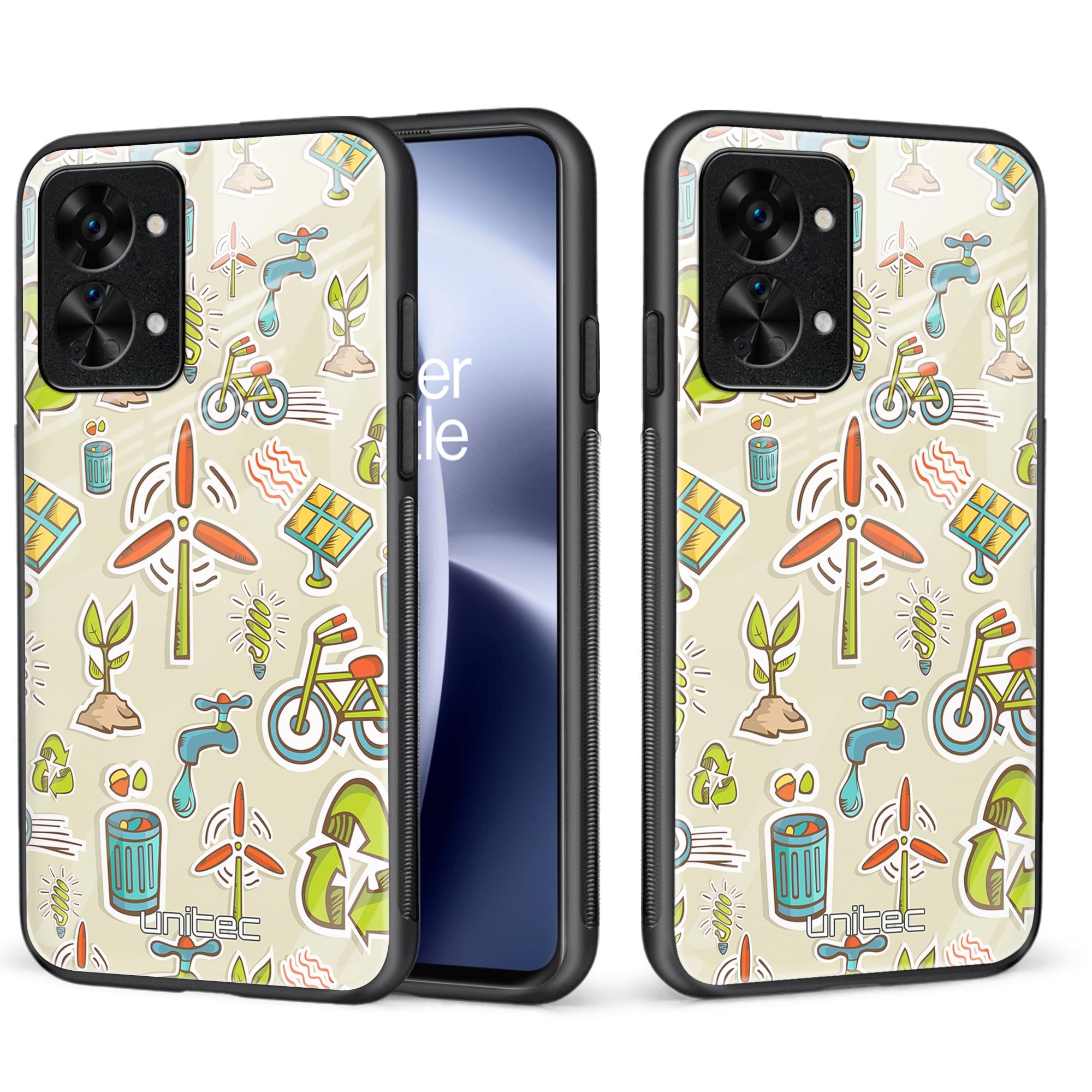 OnePlus Nord 2T 5G Unitec suojakuori, Ecology icons