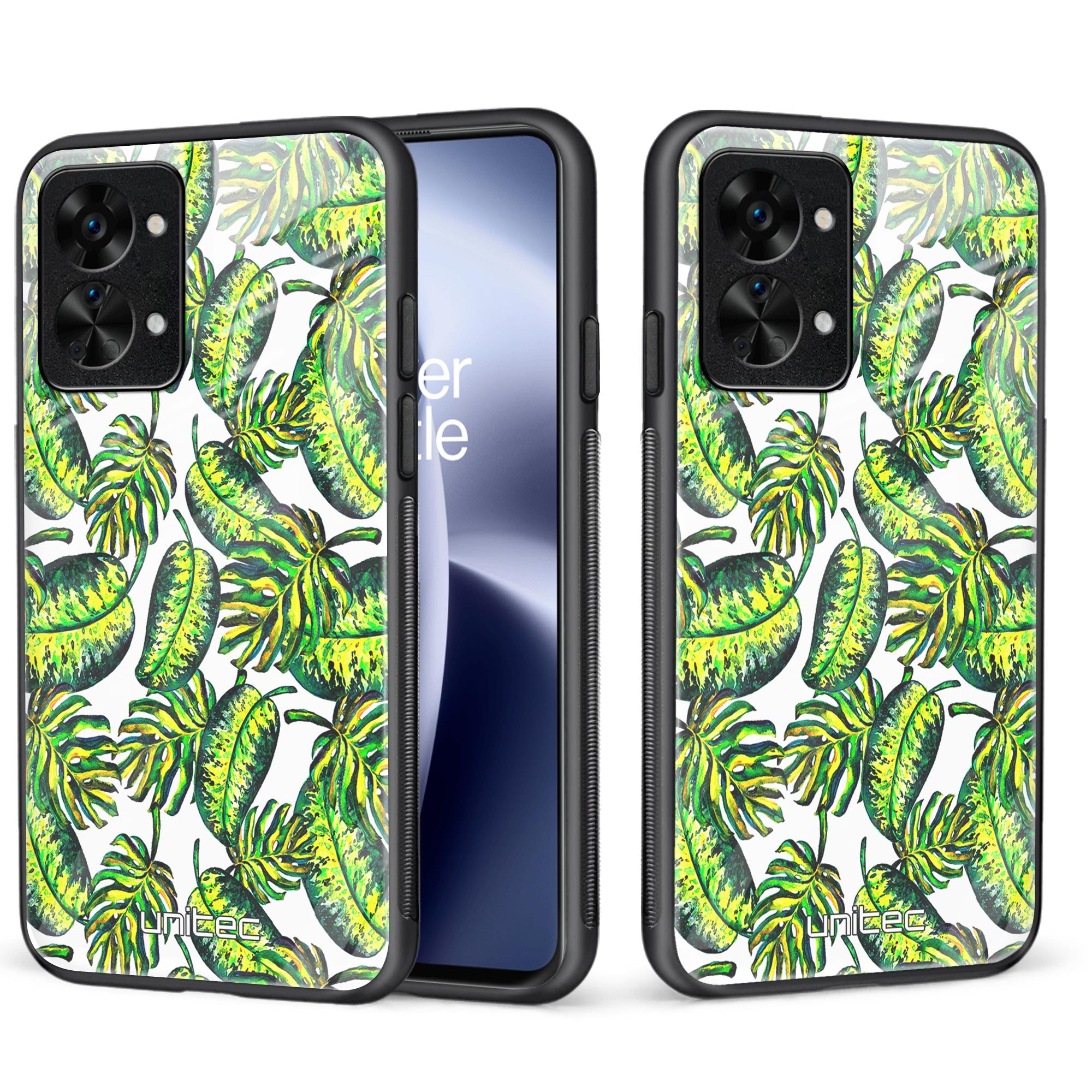 OnePlus Nord 2T 5G Unitec suojakuori, Green plant leaves