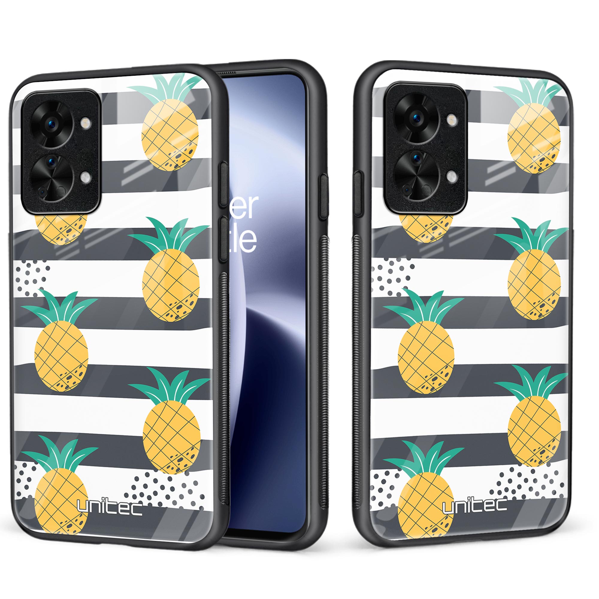 OnePlus Nord 2T 5G Unitec suojakuori, Pineapples