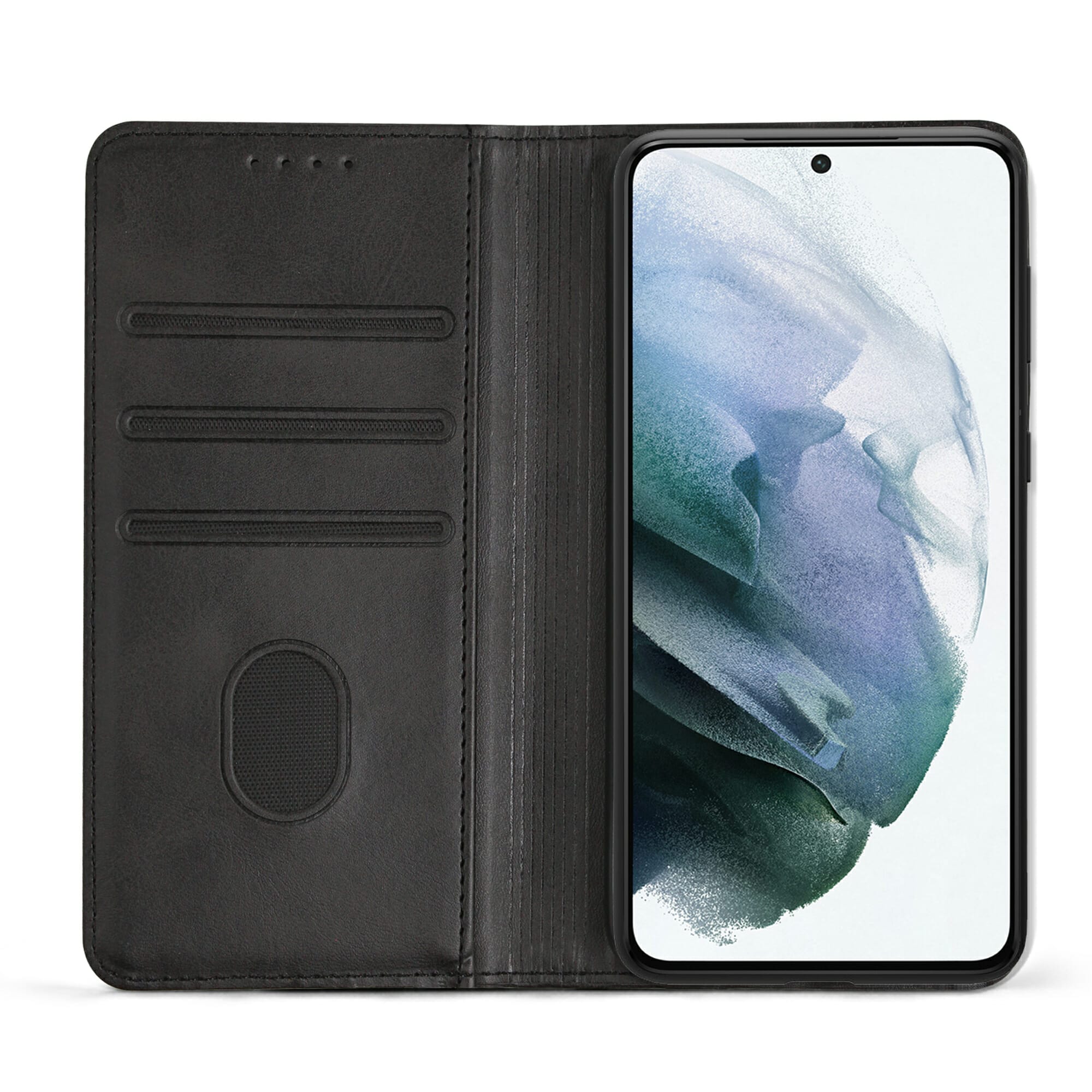 OnePlus 6 Unitec Plånboksfodral Svart