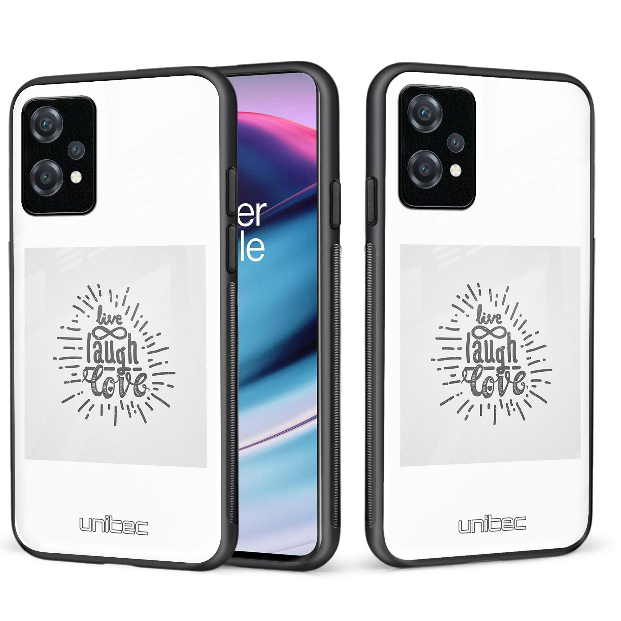OnePlus Nord CE 2 Lite 5G Unitec suojakuori, Live laugh love