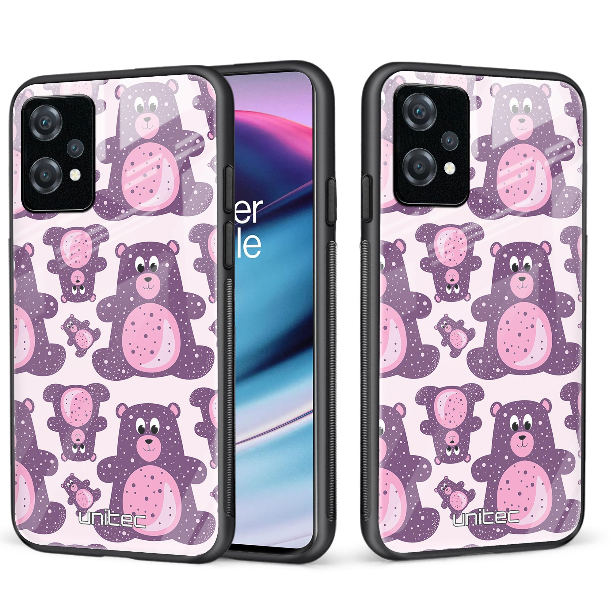 OnePlus Nord CE 2 Lite 5G Unitec suojakuori, Purple teddy bear