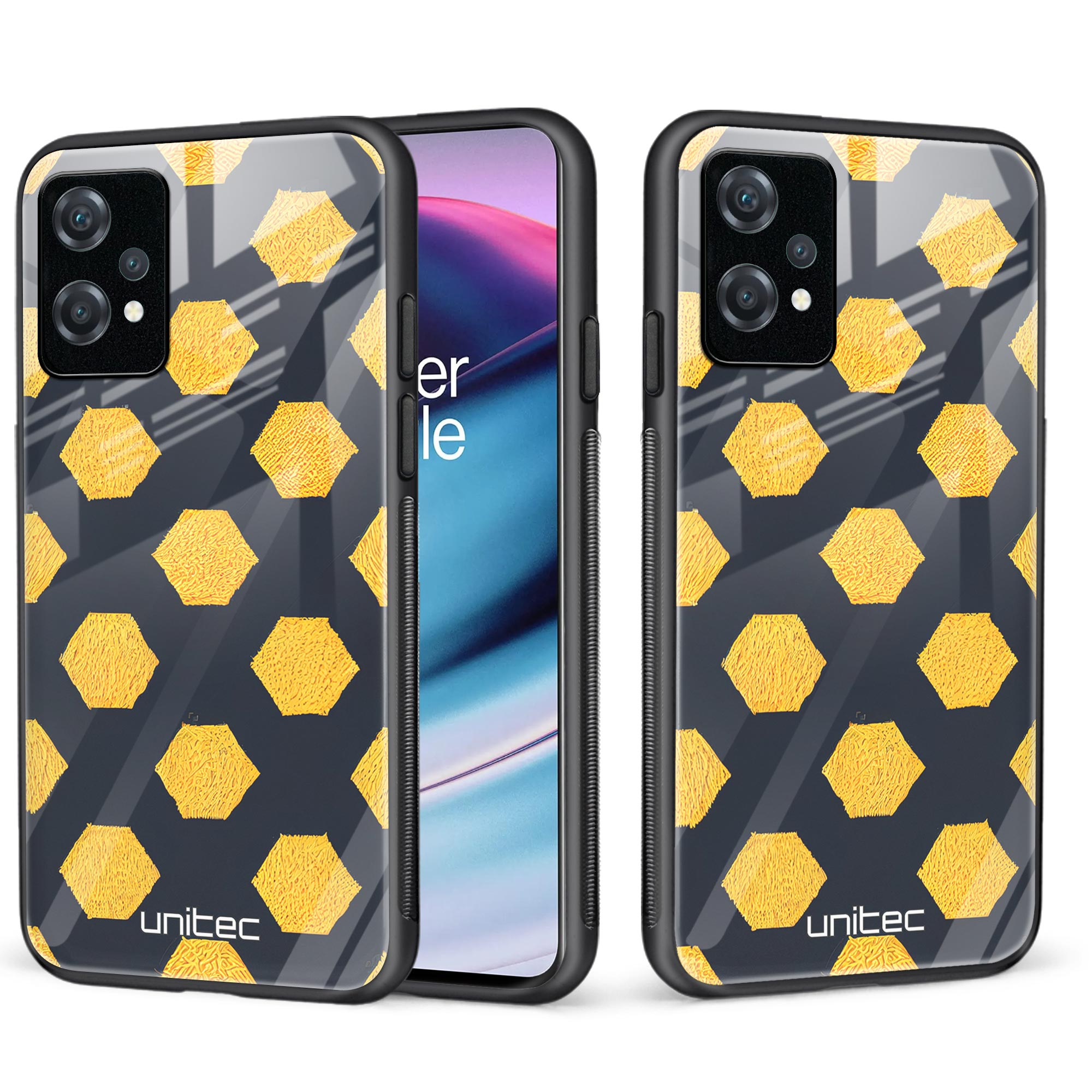 OnePlus Nord CE 2 Lite 5G Unitec suojakuori, Yellow polka