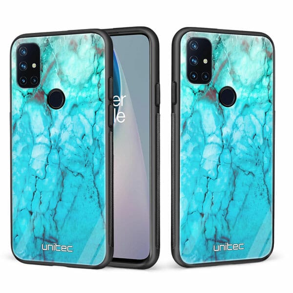 OnePlus Nord N10 5G unitec suojakuori 2 Icy Marble