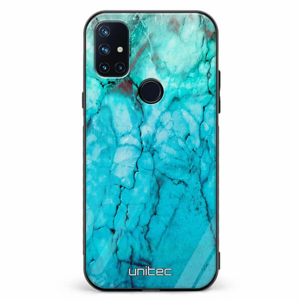 OnePlus Nord N10 5G unitec suojakuori Icy Marble