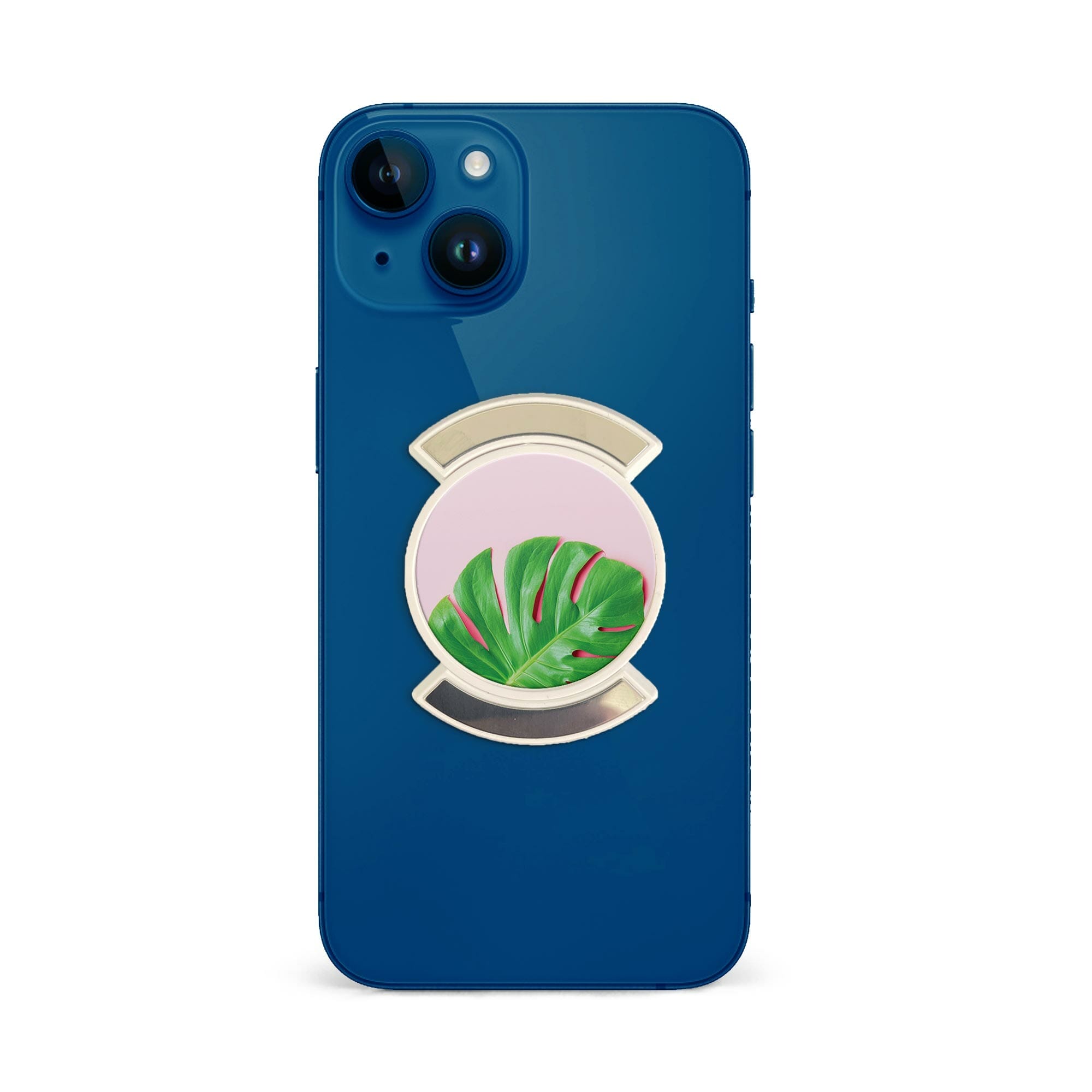 Telefonhållare, Monstera - Vit