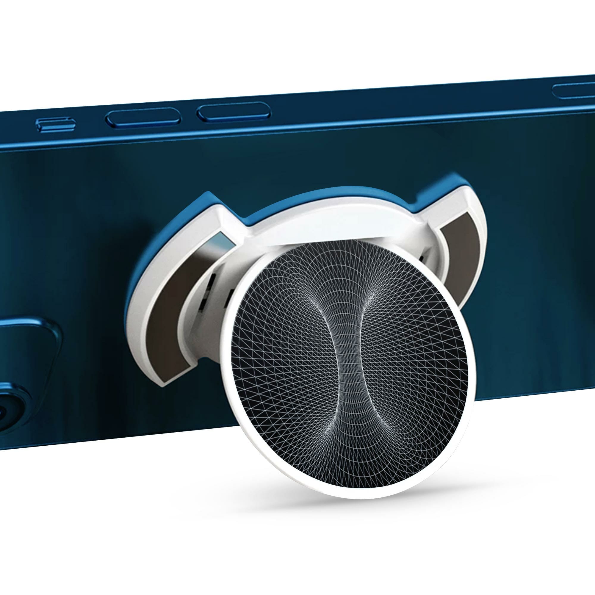 Telefonhållare, 3D-illusion - Vit