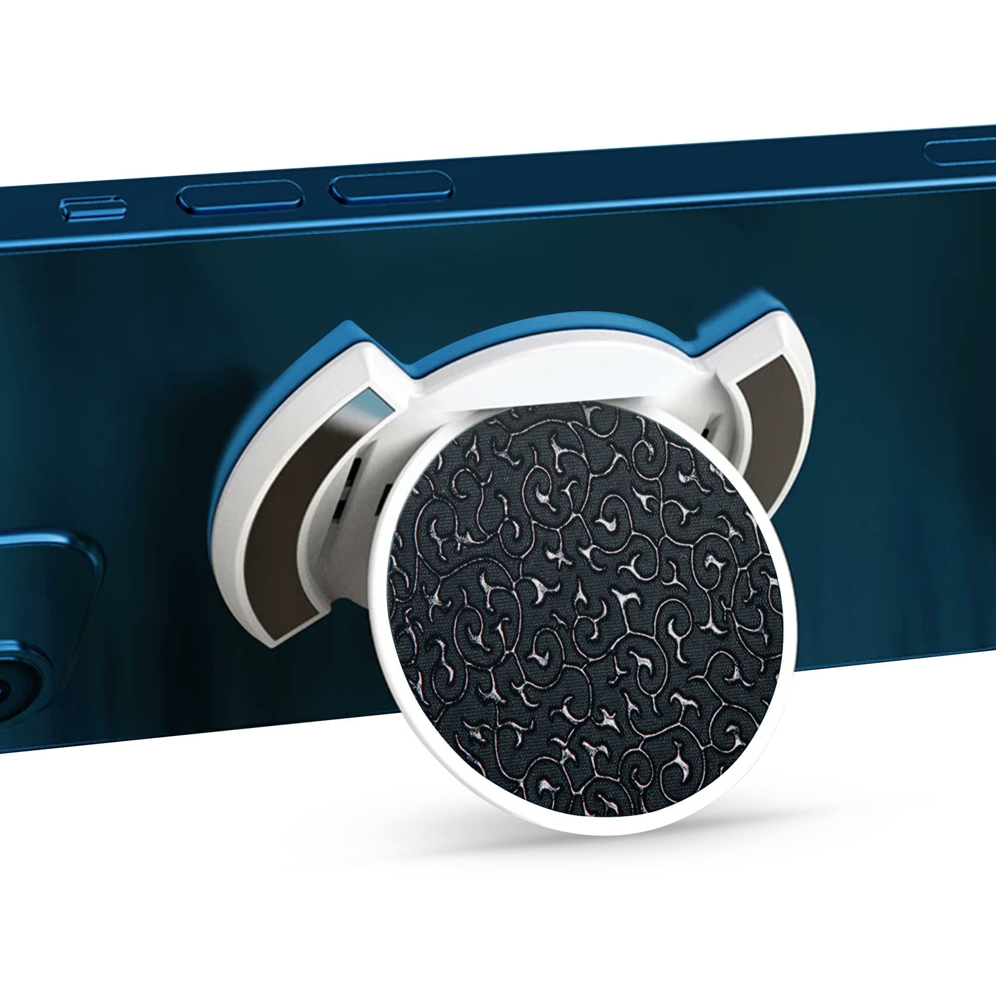 Telefonhållare, Black Tribals - Vit