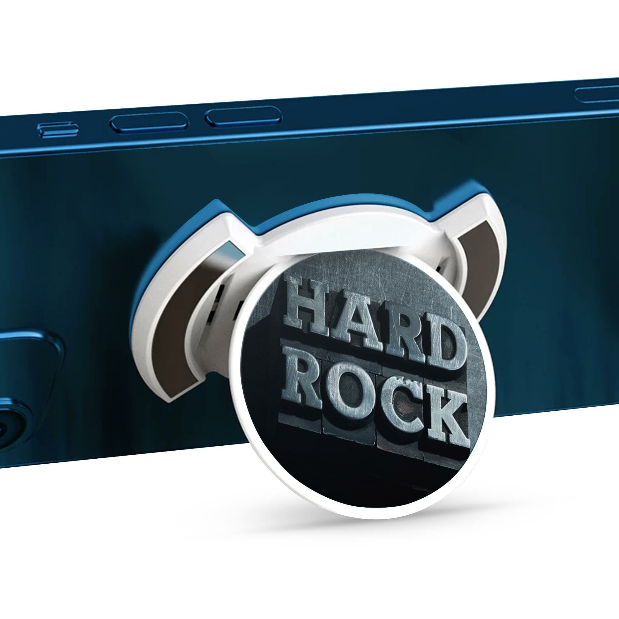 Telefonhållare, Hard Rock - Vit