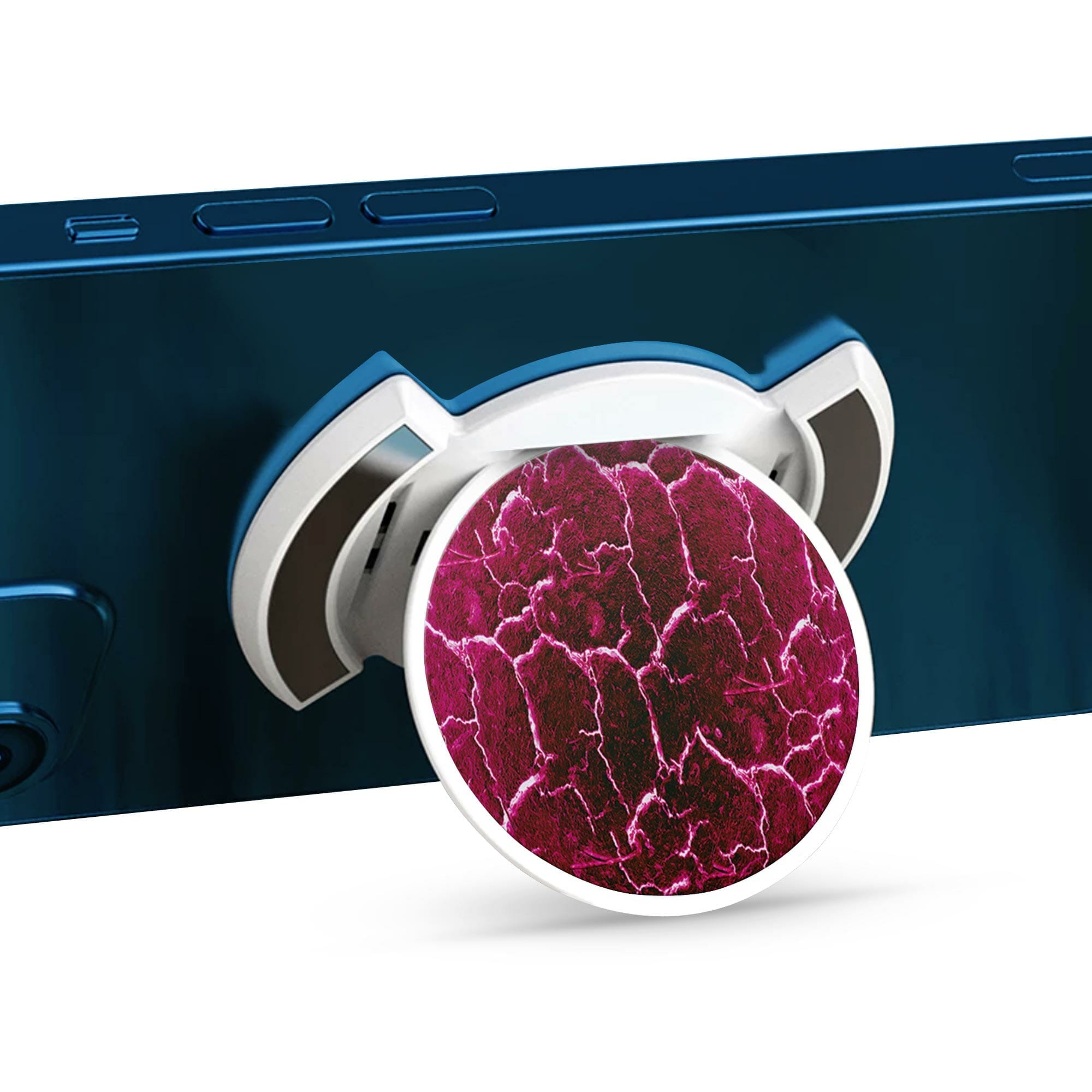 Telefonhållare, Pink Obsession - Vit