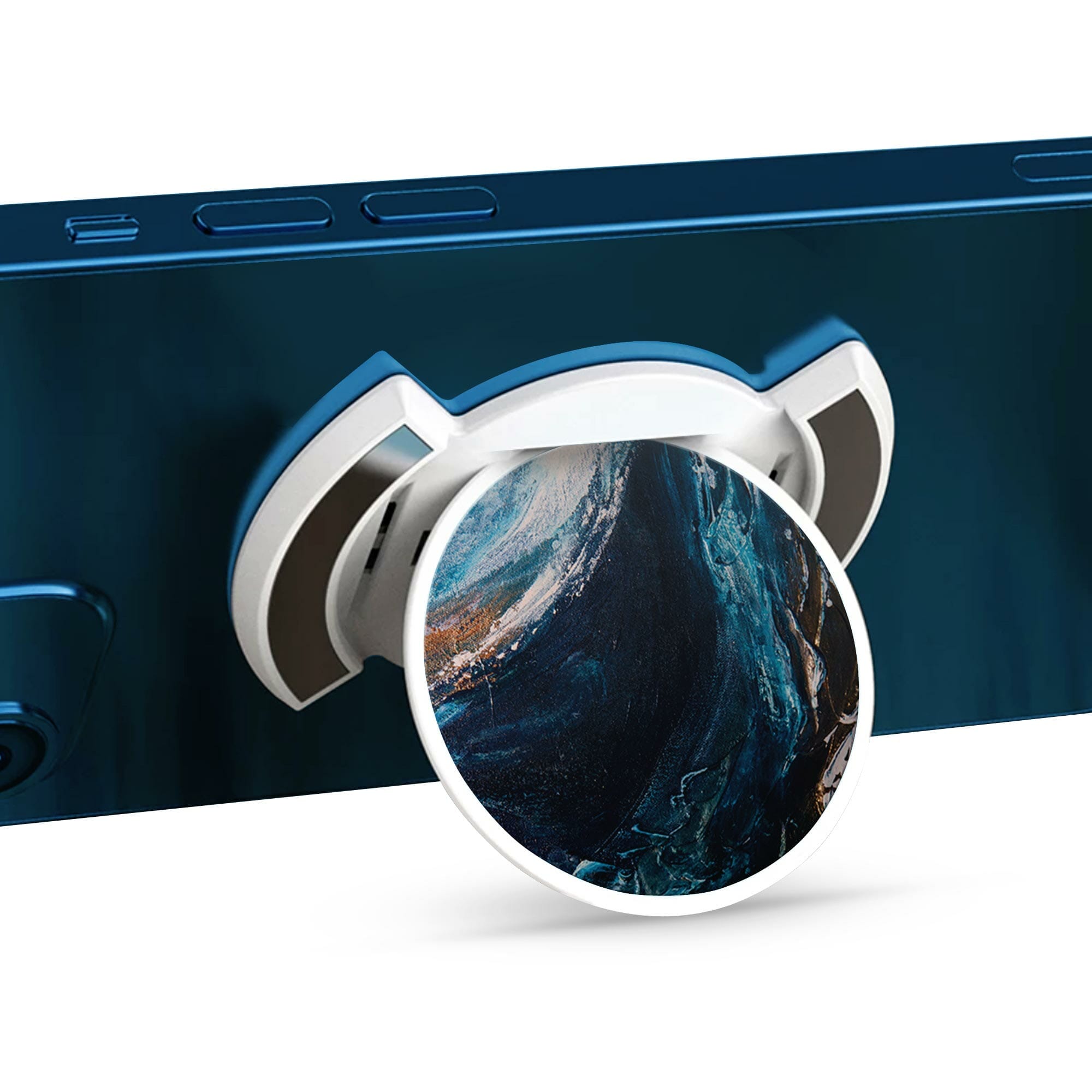 Puhelinpidike, Vulcan by Noora Kämppi - Valkoinen