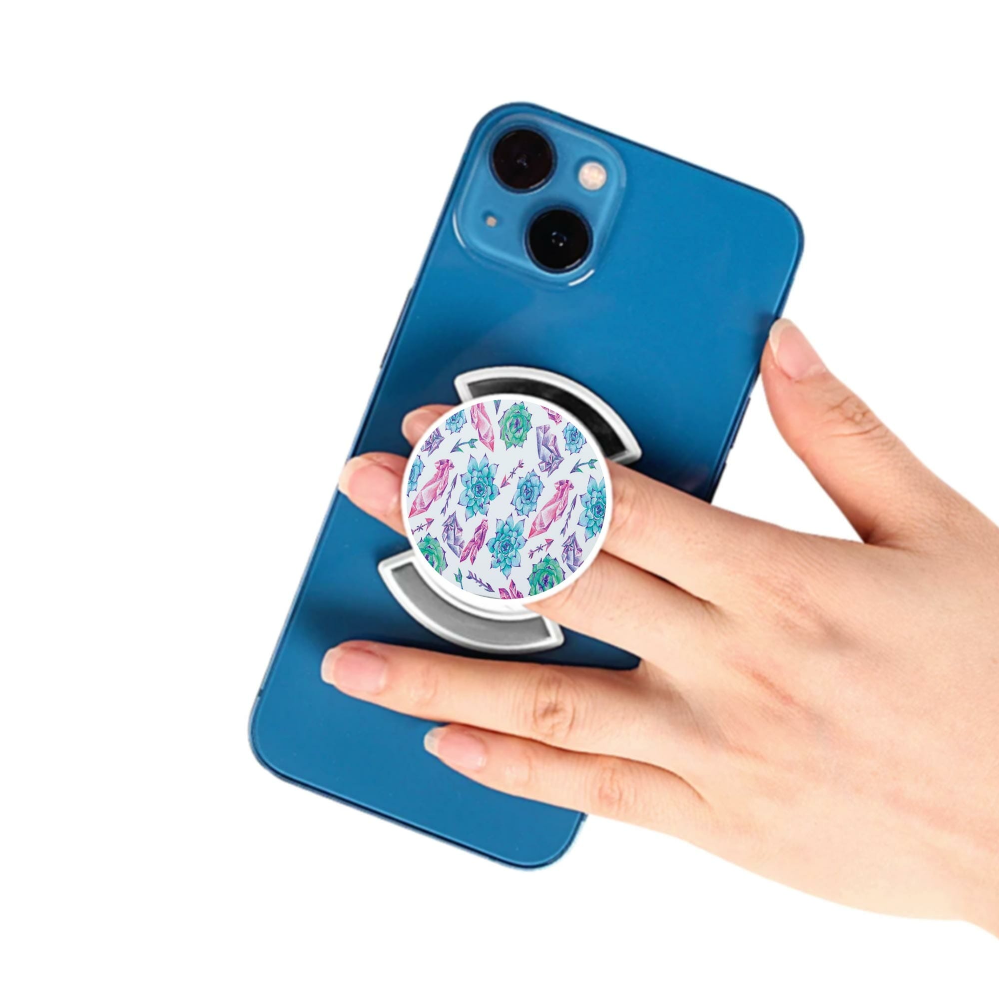 Telefonhållare, Glada former - Vit