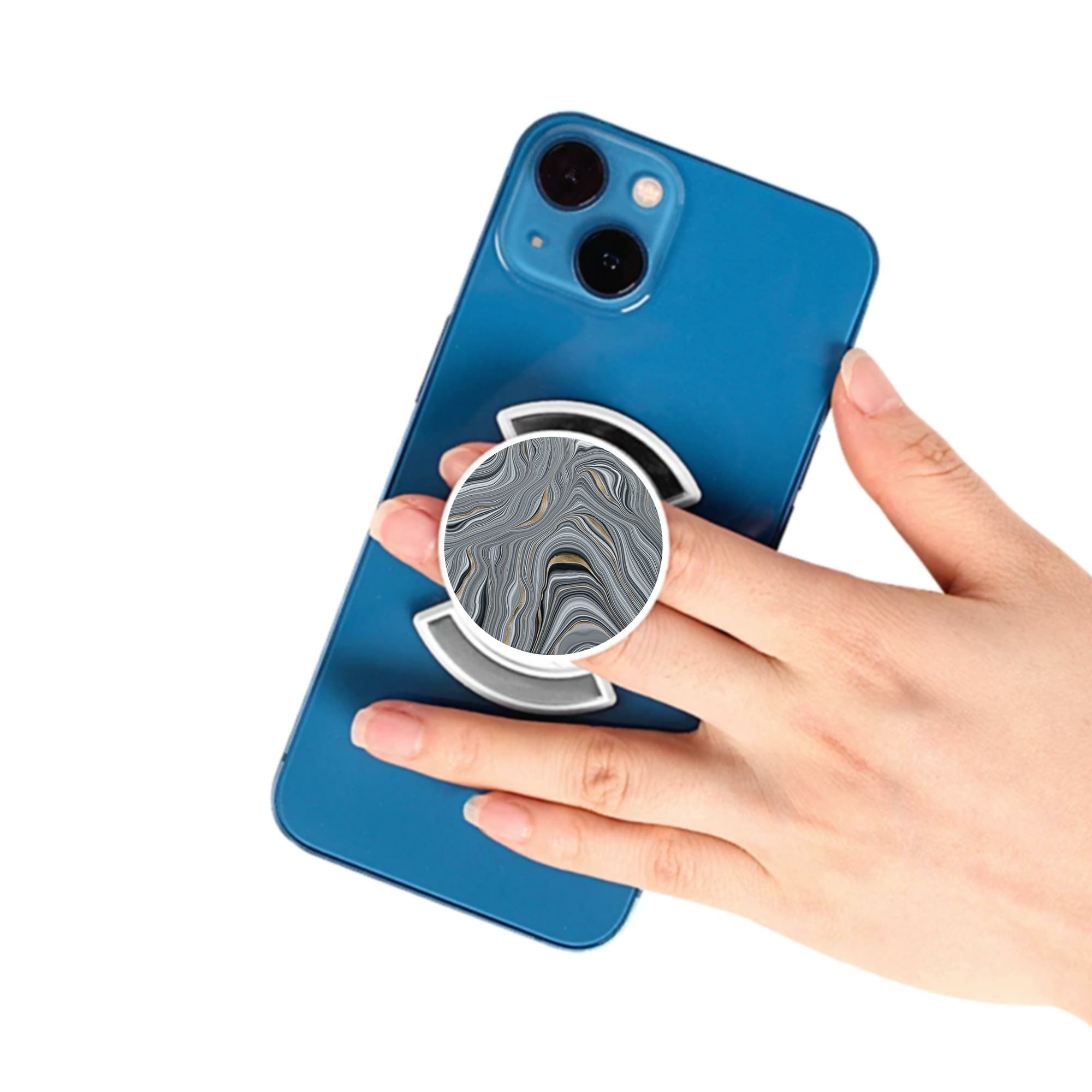 Puhelinpidike, Zebra Sparkle - Valkoinen