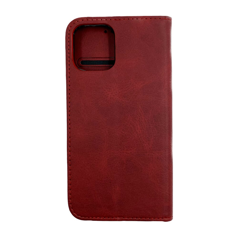 iPhone 12 / 12 Pro Lompakko Suojakotelo Punainen