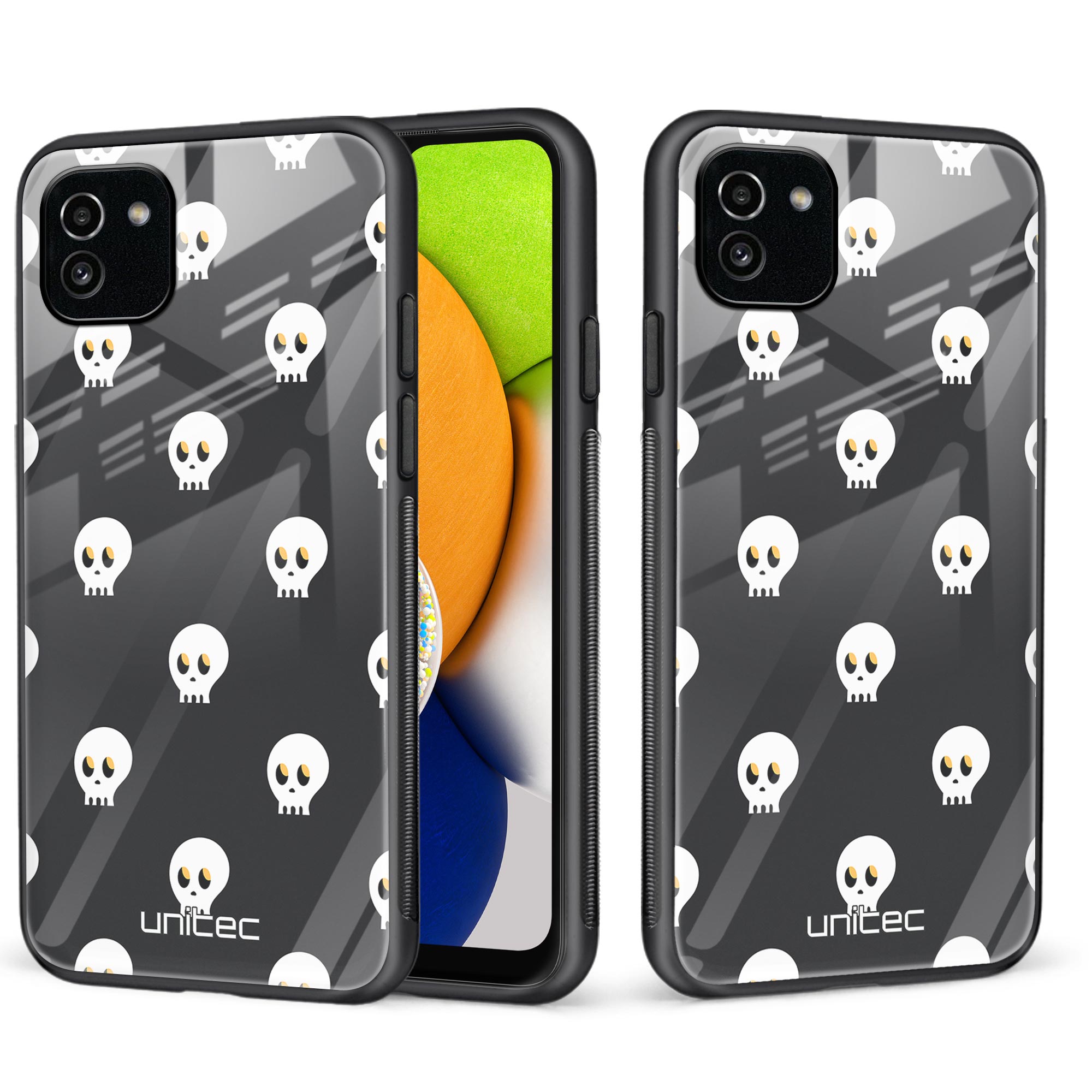 Samsung Galaxy A03 Unitec skyddsskal, Dödskallar