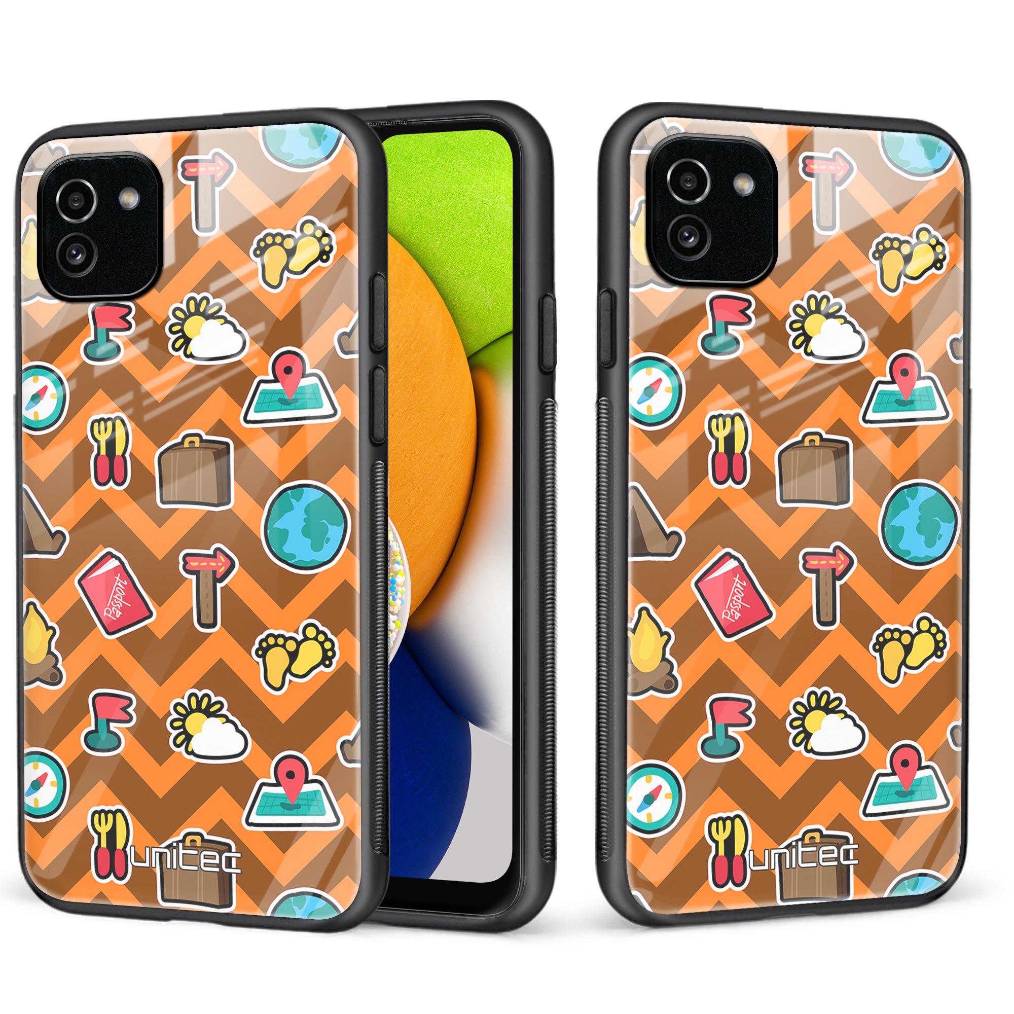 Samsung Galaxy A03 Unitec suojakuori, Travel pattern