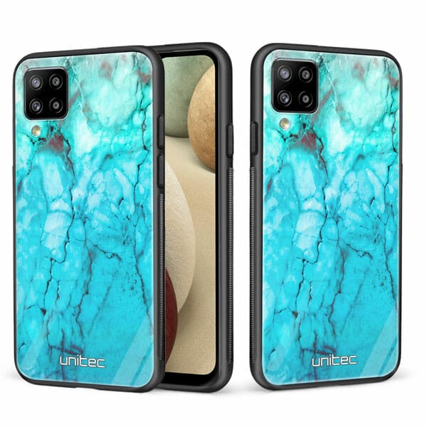 Samsung Galaxy A12 unitec suojakuori 2 Icy Marble