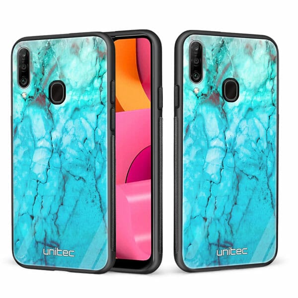 Samsung Galaxy A20s unitec suojakuori 2 Icy Marble