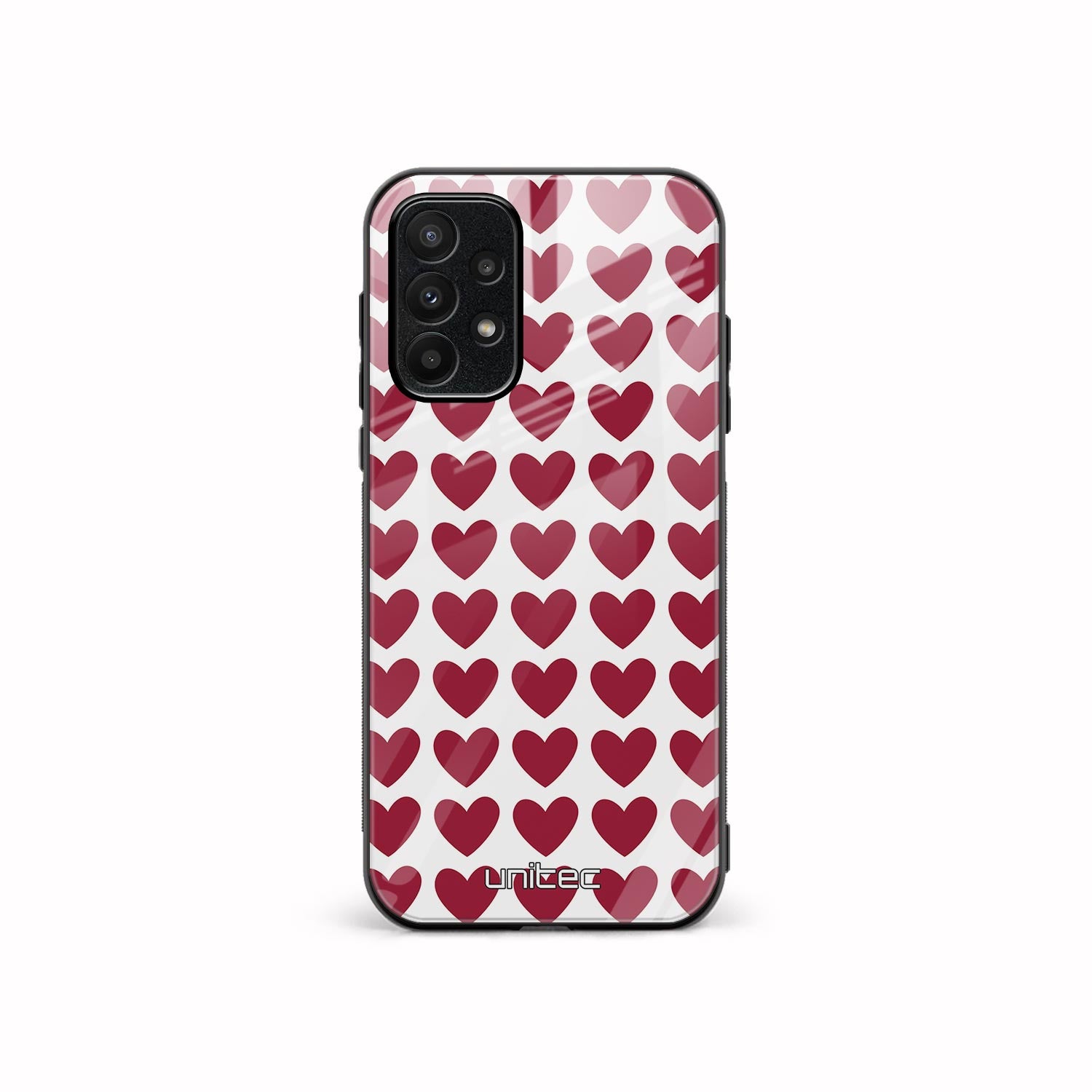 Samsung Galaxy A23 5G Unitec suojakuori, Red hearts