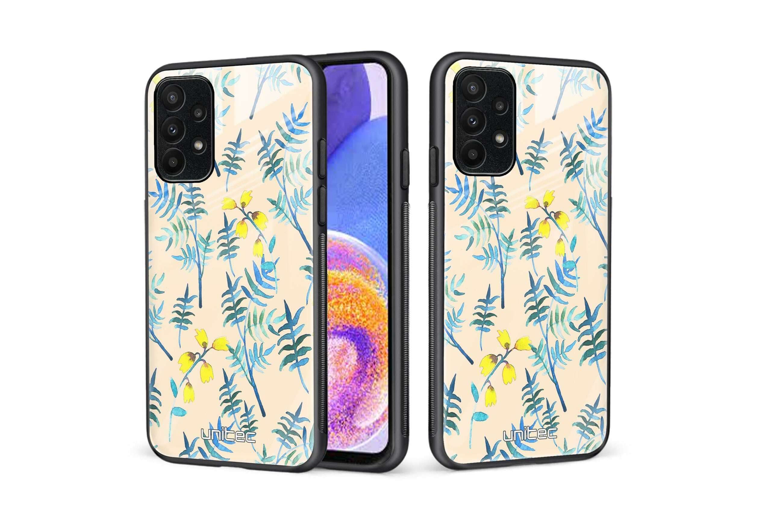 Samsung Galaxy A23 5G Unitec suojakuori, Vintage flowers