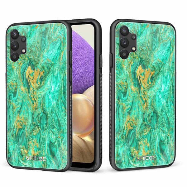 Samsung Galaxy A32 5G unitec suojakuori 2 Aqua Mint