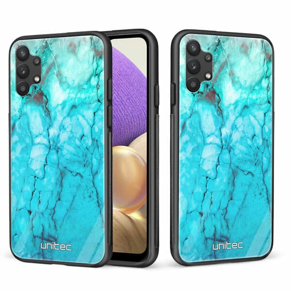 Samsung Galaxy A32 5G unitec suojakuori 2 Icy Marble