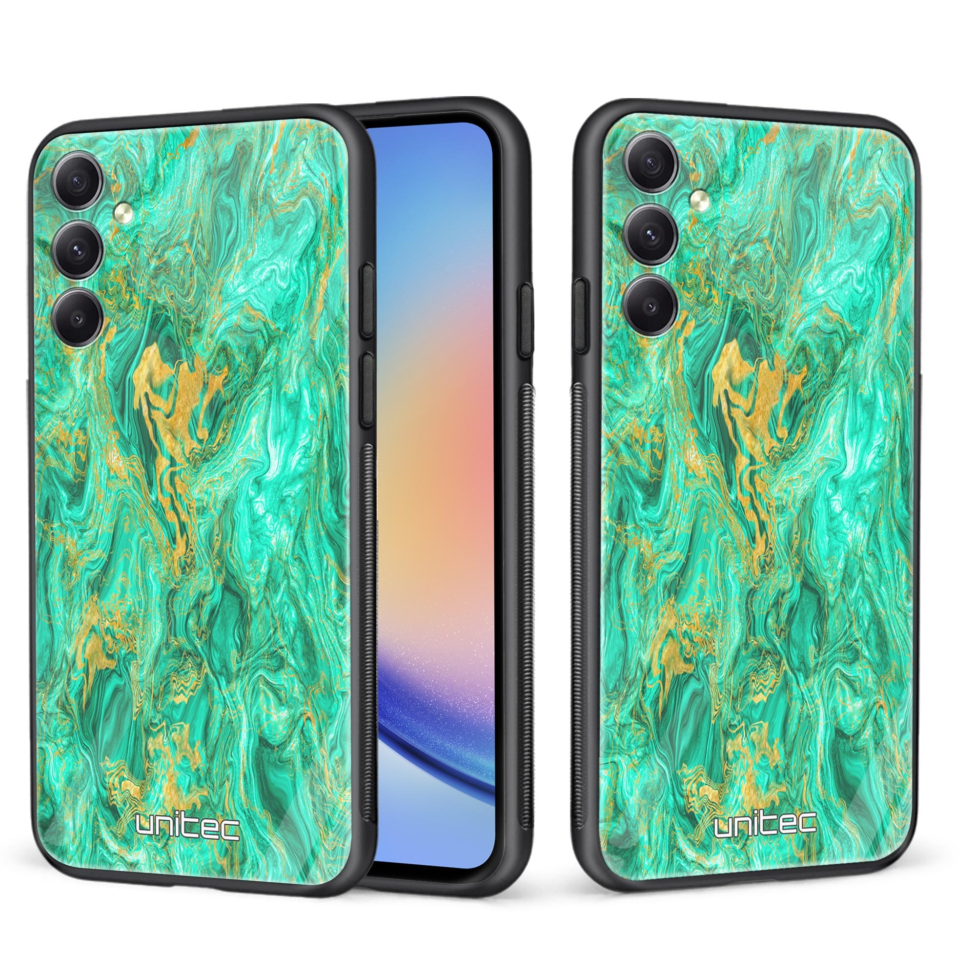 Samsung Galaxy A34 5G Unitec Suojakuori - Aqua Mint