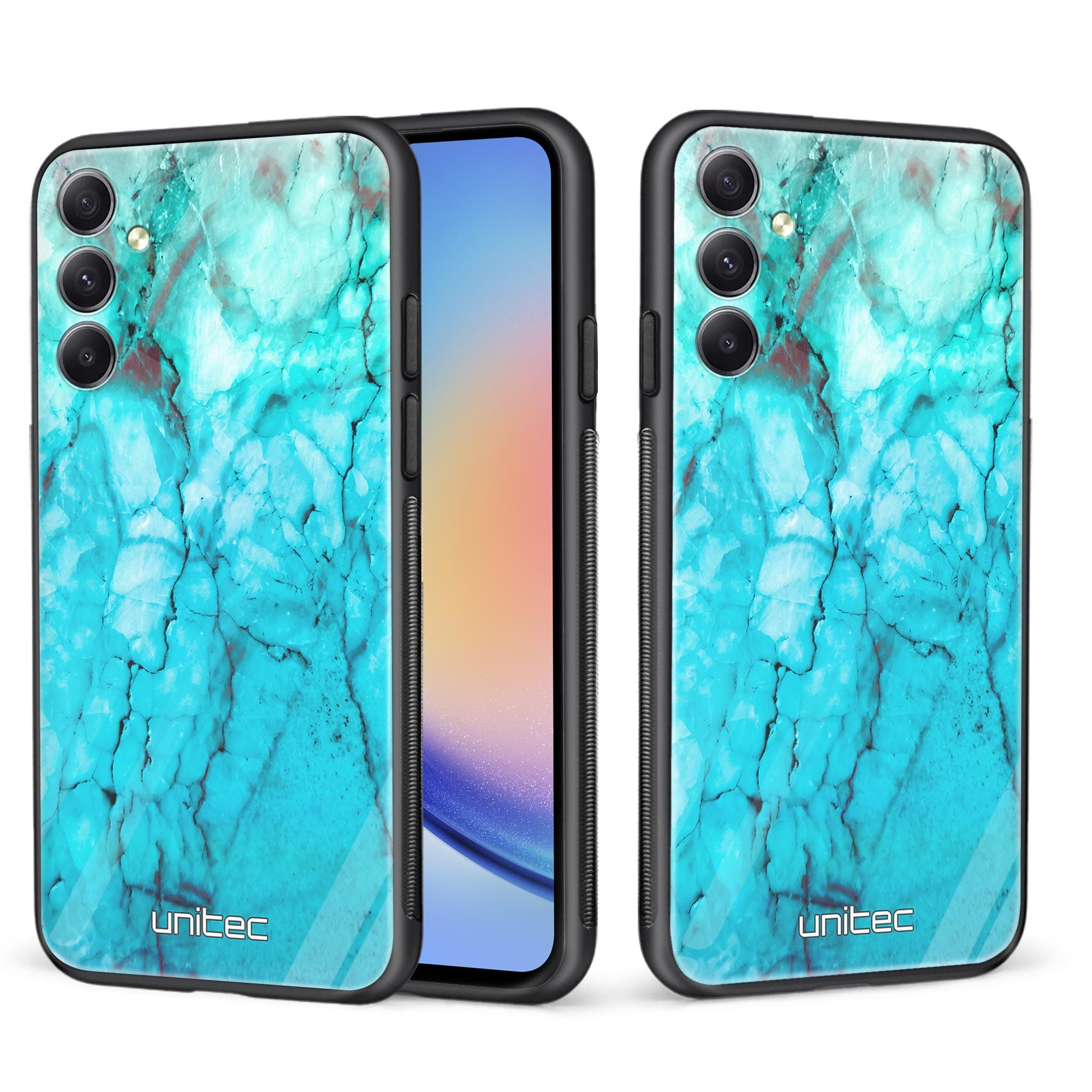 Samsung Galaxy A34 5G Unitec Suojakuori - Icy Marble