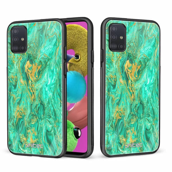 Samsung Galaxy A51 5G unitec suojakuori 2 Aqua Mint