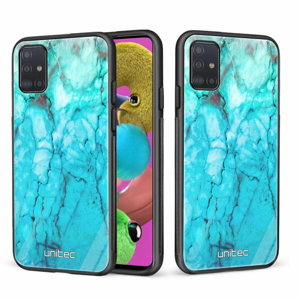 Samsung Galaxy A51 5G unitec suojakuori 2 Icy Marble