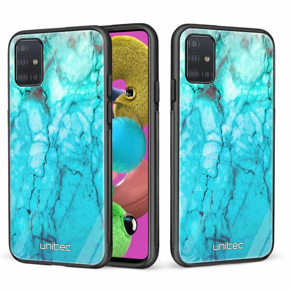 Samsung Galaxy A51 unitec suojakuori 2 Icy Marble