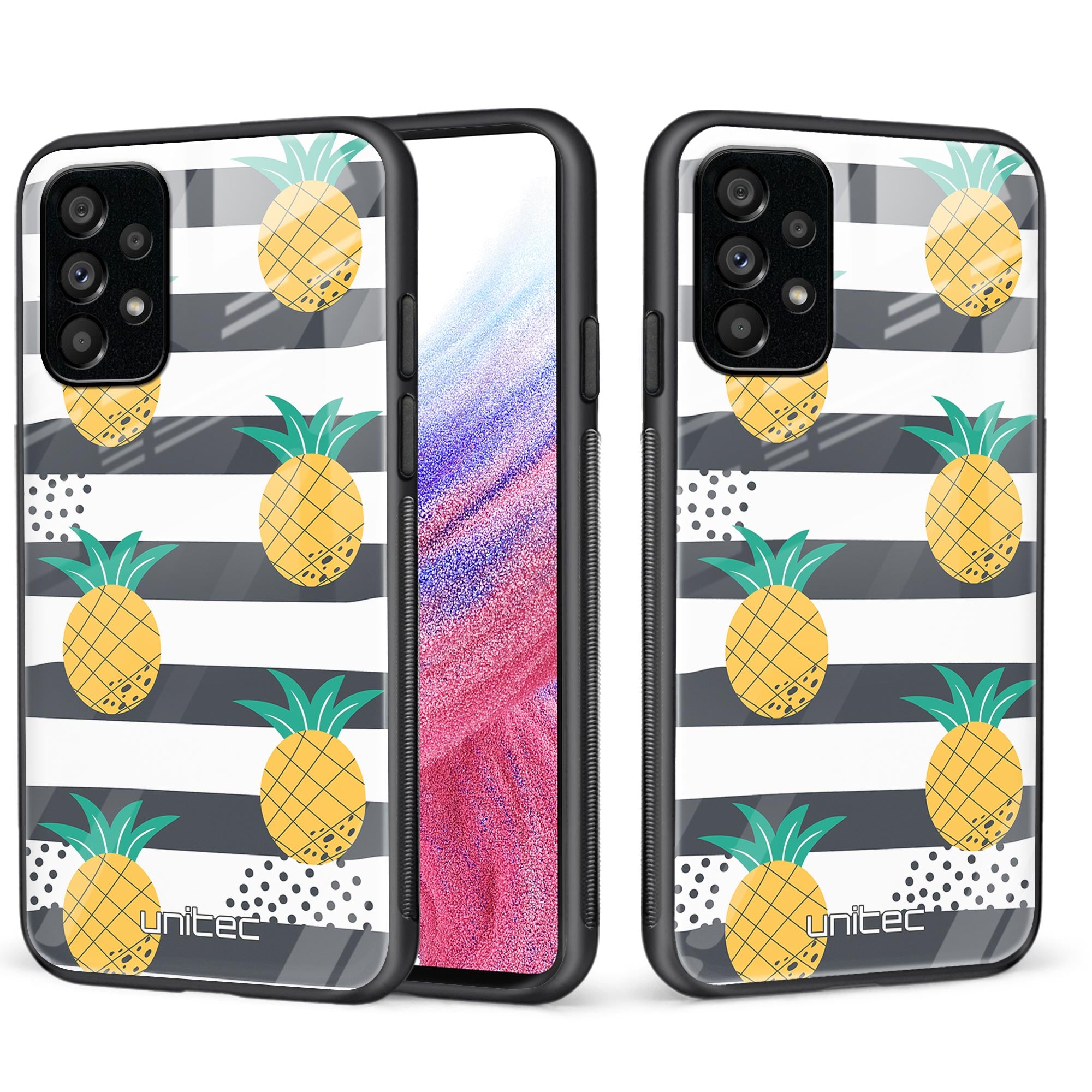 Samsung Galaxy A53 5G Unitec suojakuori, Pineapples