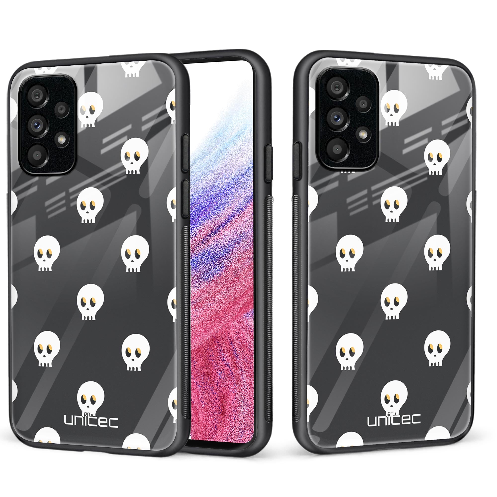 Samsung Galaxy A53 5G Unitec suojakuori, Skulls
