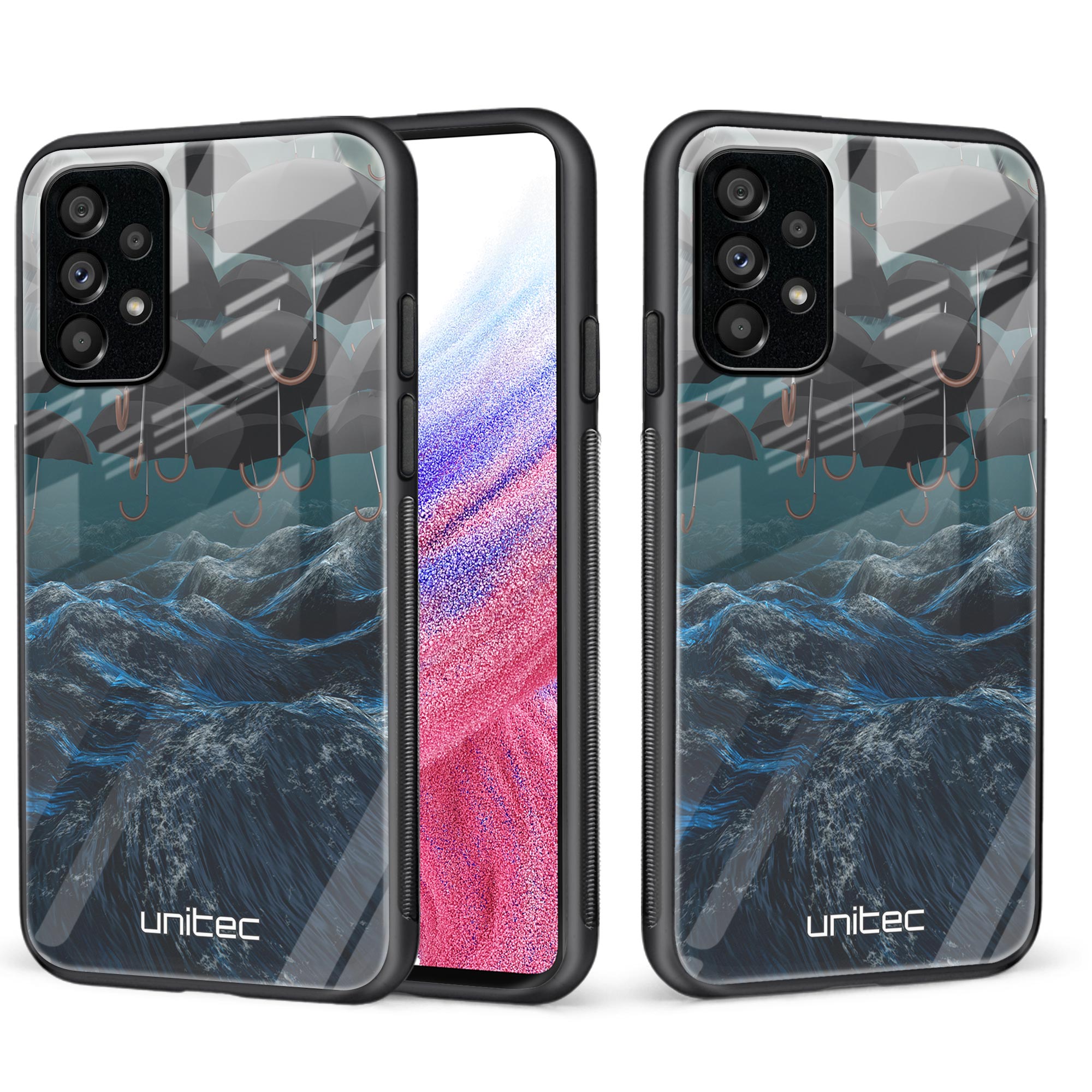 Samsung Galaxy A53 5G Unitec suojakuori, Umbrella storm