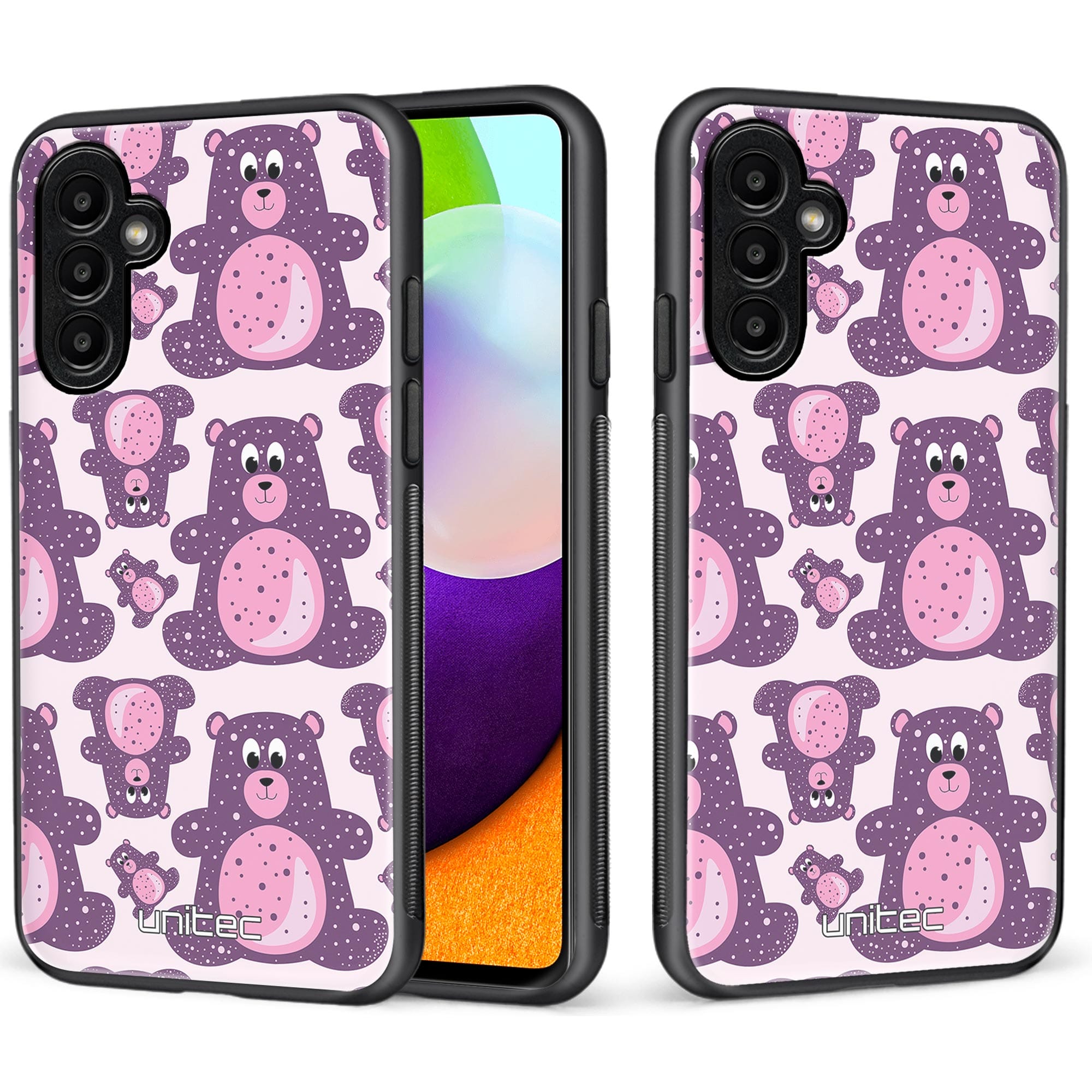 Mobilskal - Lila nallebjörn
