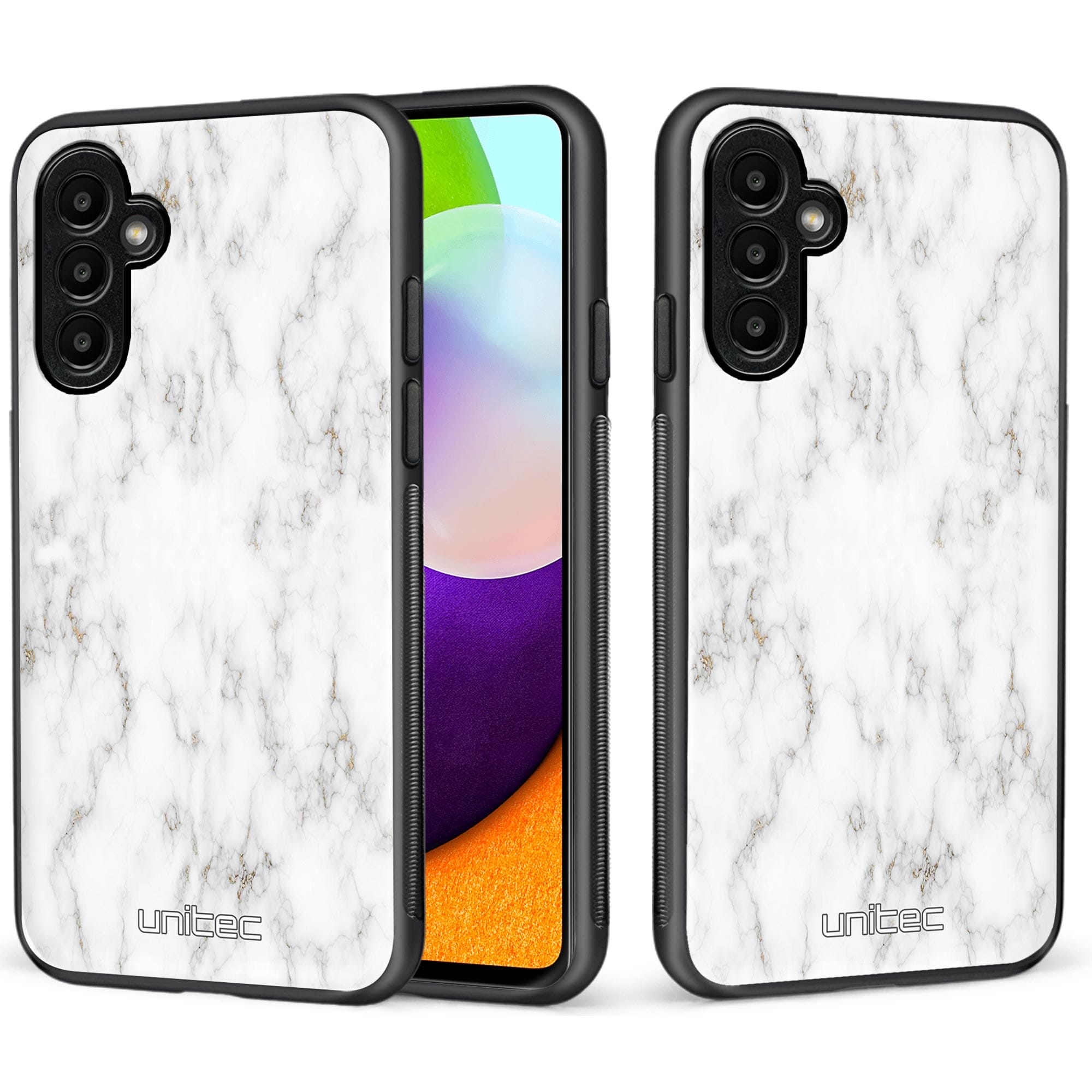 Mobilskal - Vit Marmor