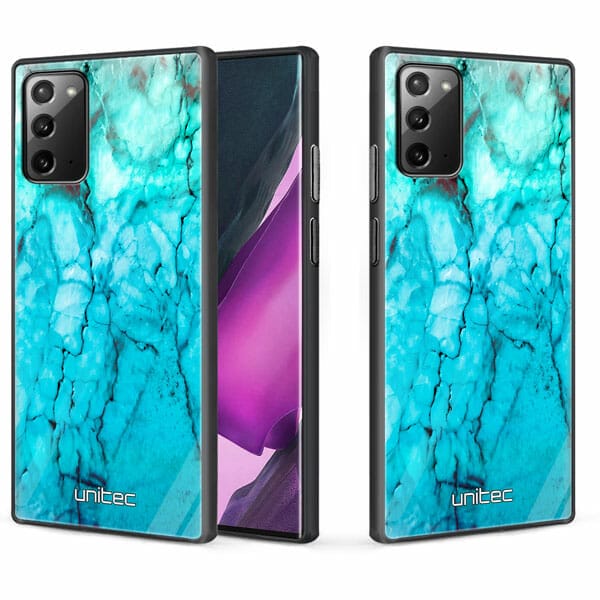 Samsung Galaxy Note 20 unitec suojakuori 2 Icy Marble