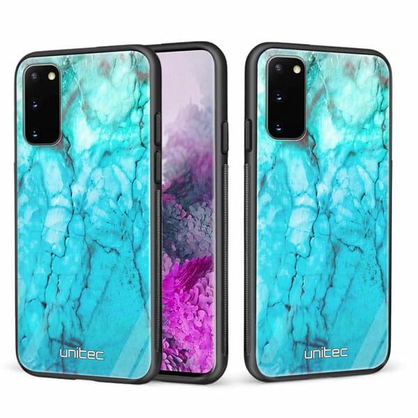 Samsung Galaxy S20 5G unitec suojakuori 2 Icy Marble