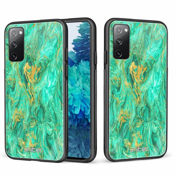 Samsung Galaxy S20 FE 5G unitec suojakuori 2 Aqua Mint