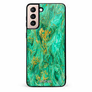 Samsung Galaxy S21 5G unitec suojakuori Aqua Mint