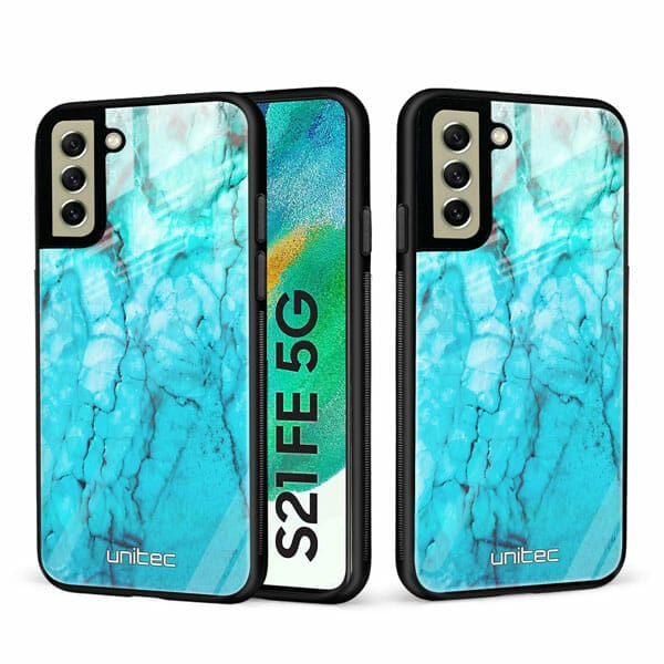 Samsung Galaxy S21 FE 5G Unitec Suojakuori 2 Icy Marble