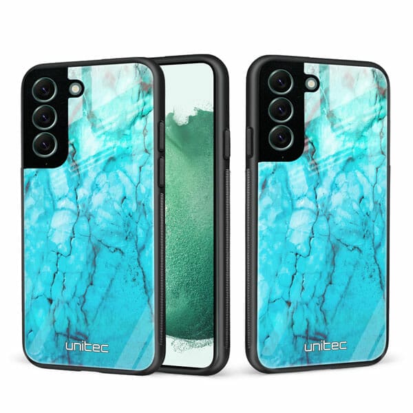 Samsung Galaxy S22 5G Unitec Suojakuori 2 Icy Marble