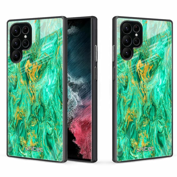 Samsung Galaxy S22 Ultra 5G Unitec Suojakuori 2 Aqua Mint